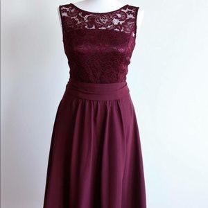 Maroon Special Occasion Dress